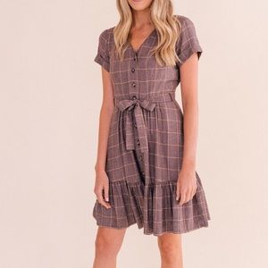 Gal Meet Glam Emerson Plaid Dress